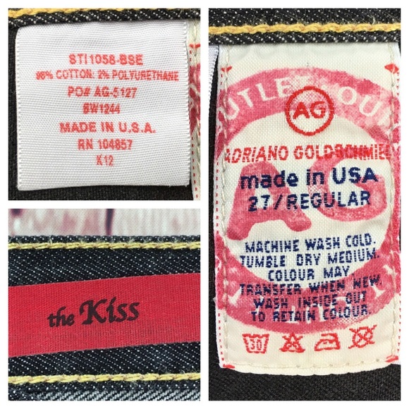 🐞Ag Adriano Goldschmied The Kiss black denim jean - Picture 4 of 8